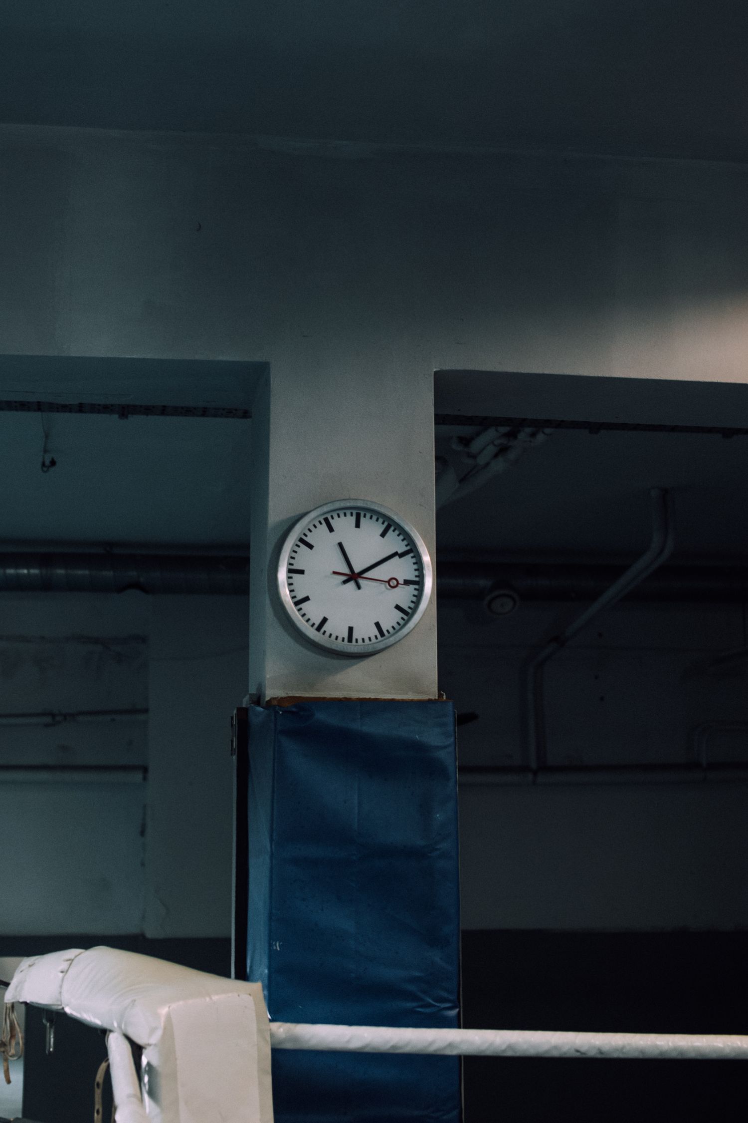 Wall clock in an interior
