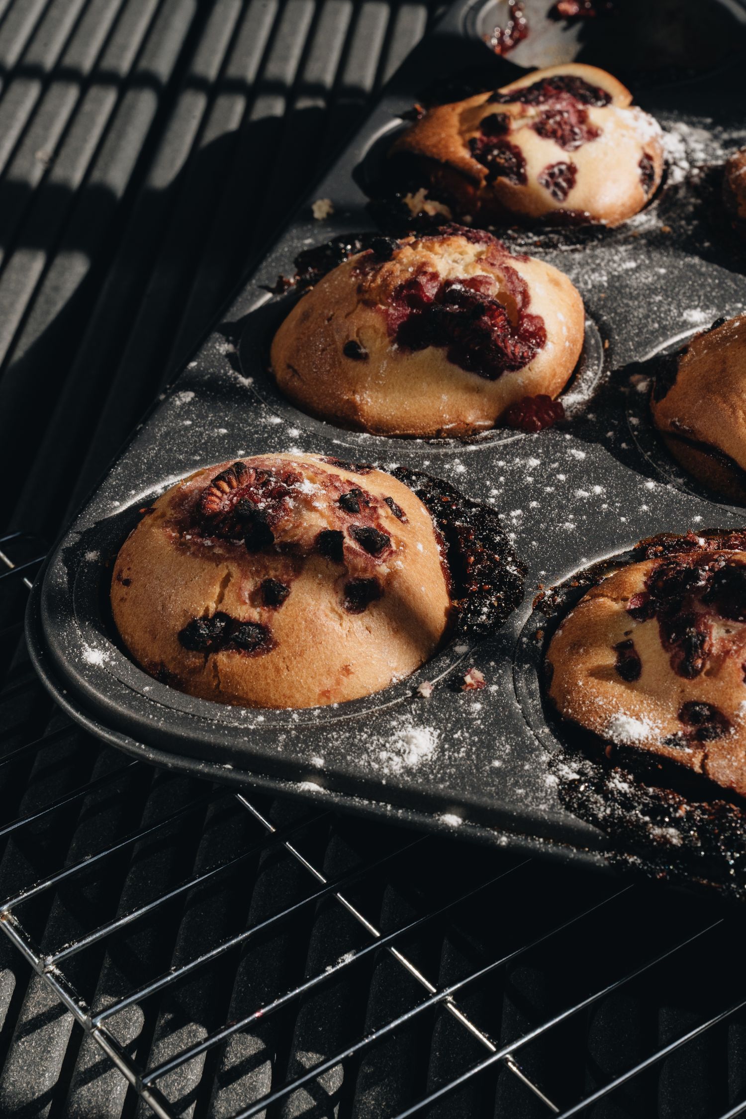 Muffins in a muffin tin