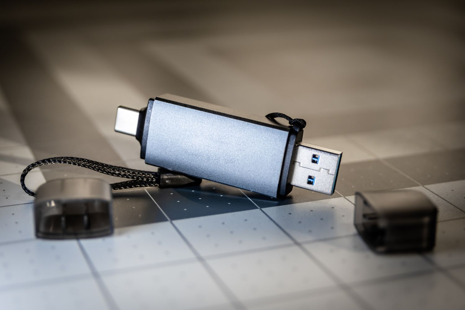 USB flash drive close up