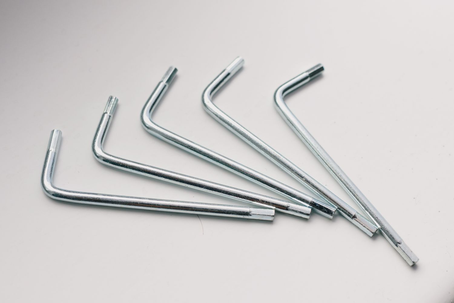Hex keys in several sizes